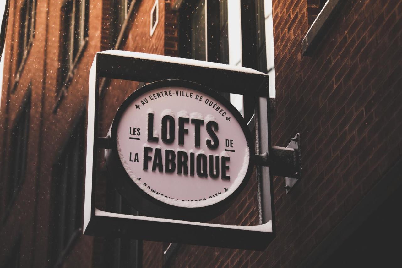 Les Lofts De La Fabrique By Les Lofts Vieux-Quebec Daire Dış mekan fotoğraf